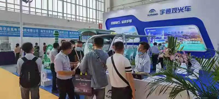 宇通观光小火车闪耀2021中国（北京）国际游乐设施设备博览会！