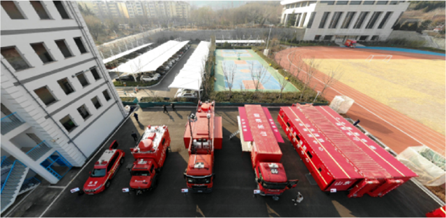 宇通省级灭火救援现场指挥部车辆编组交付消防系统