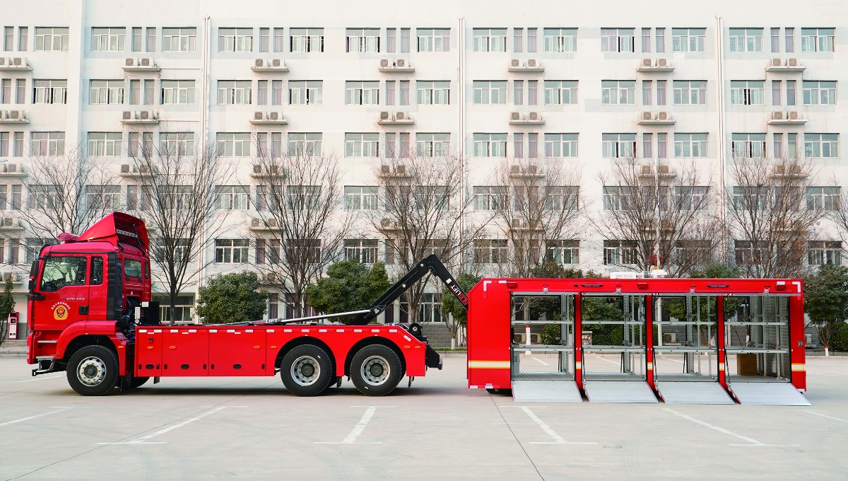 模块化器材消防车