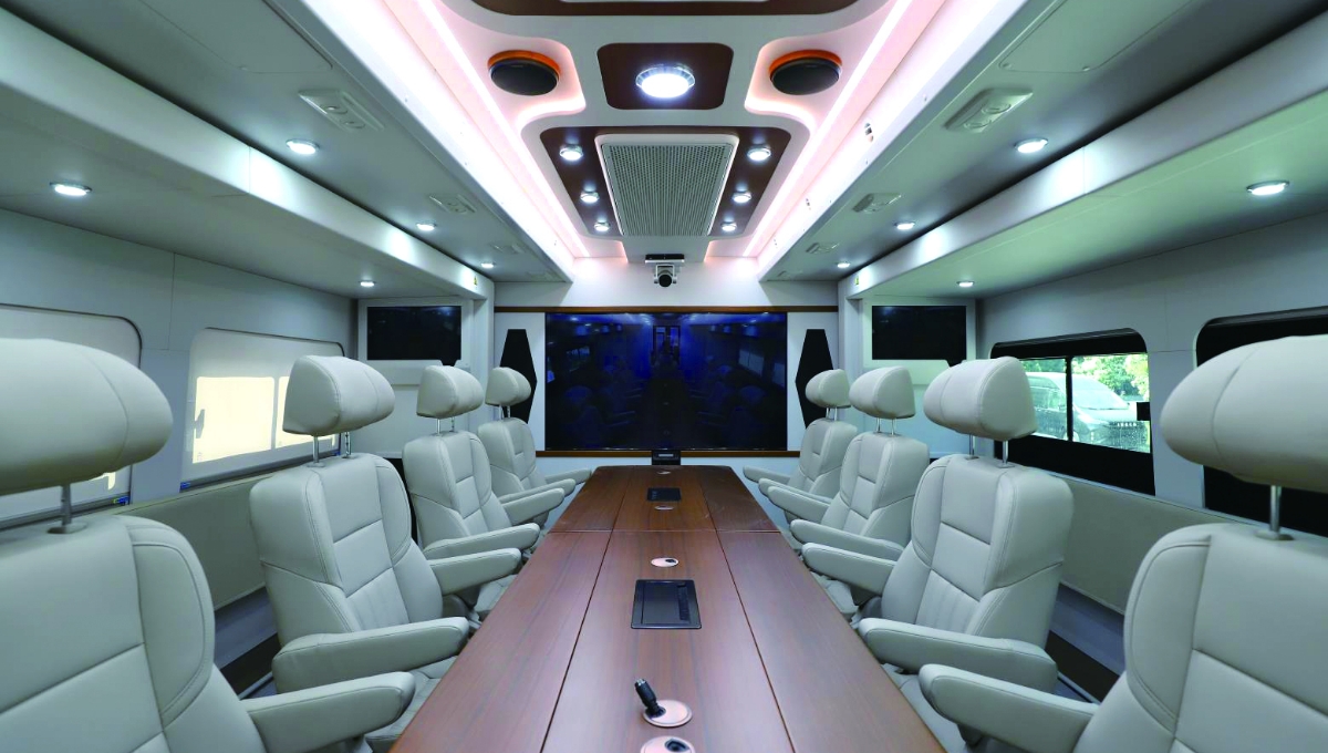 大型通信指挥消防车（指挥+运兵+宿营）