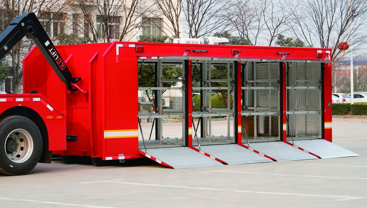 模块化器材消防车