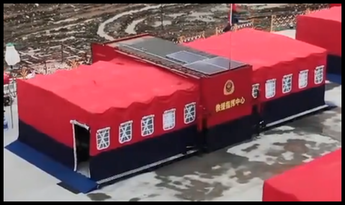 宇通模块化方舱组打造立体战勤保障体系