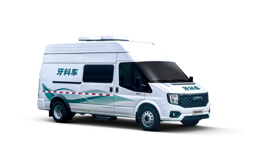 蓝牌牙科车