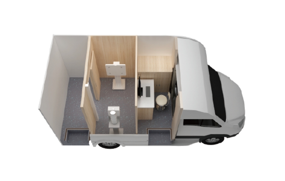 蓝牌公卫体检车 