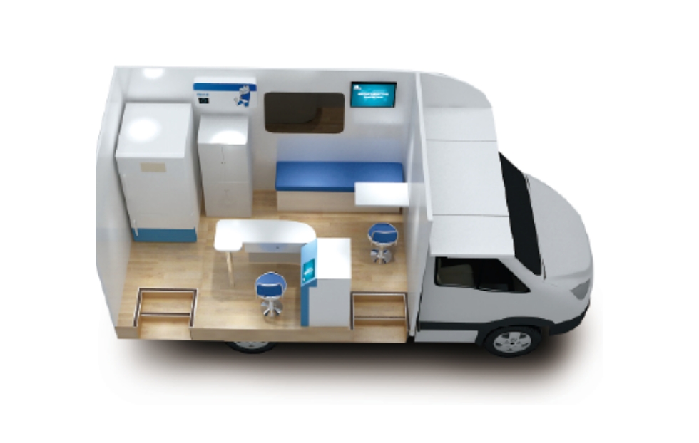 蓝牌公卫体检车 