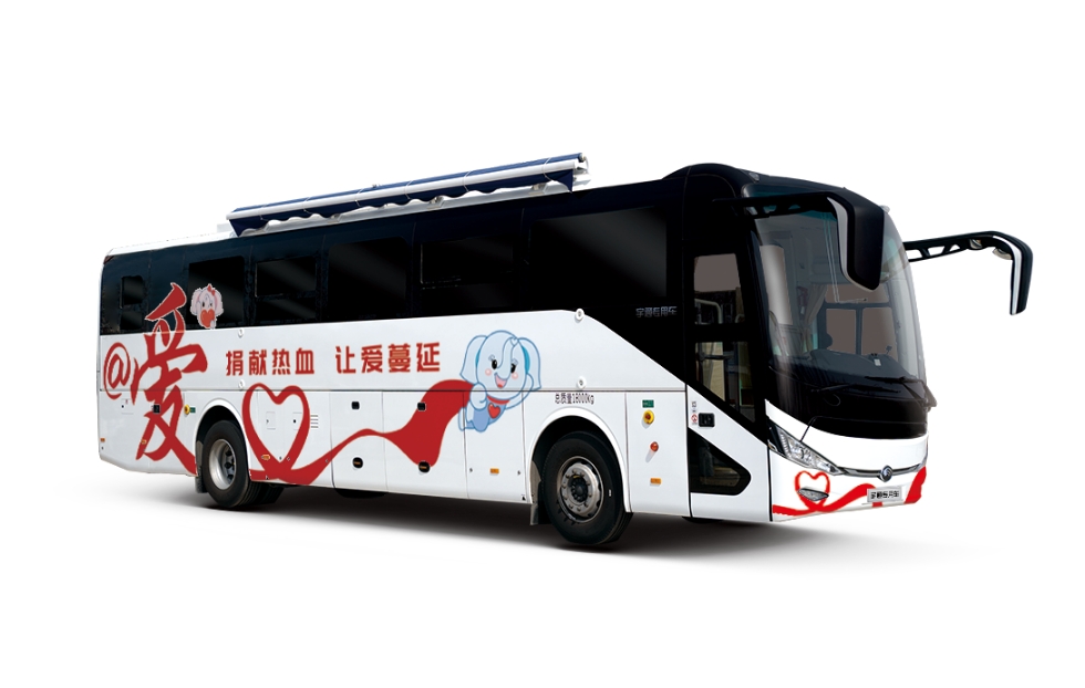 12米纯电献血车
