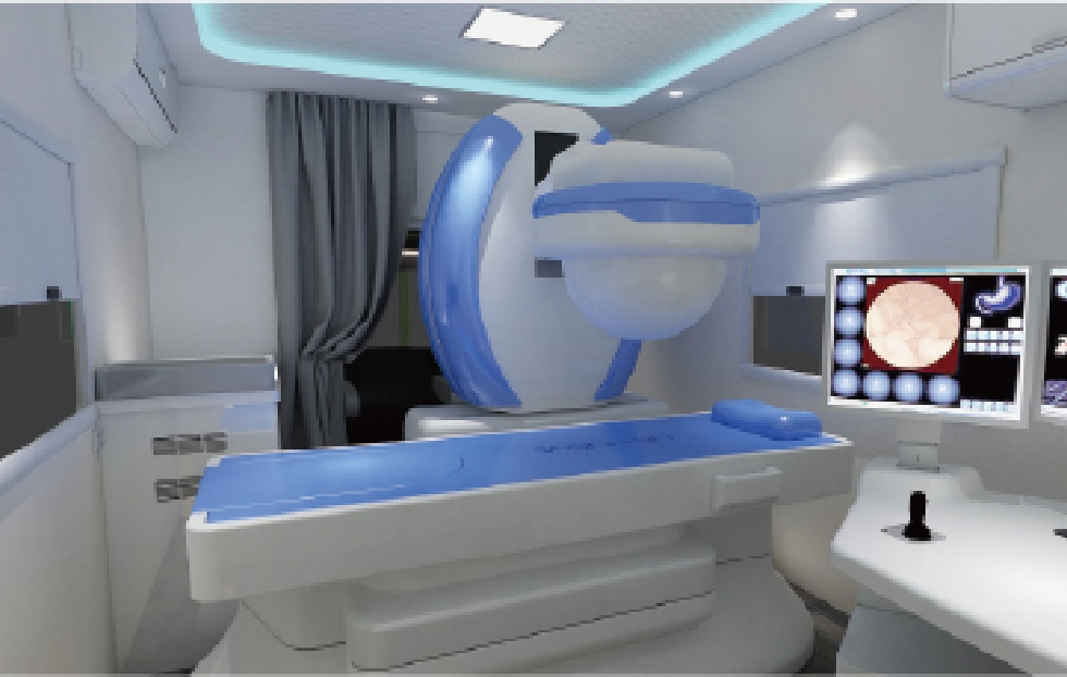 蓝牌公卫体检车 