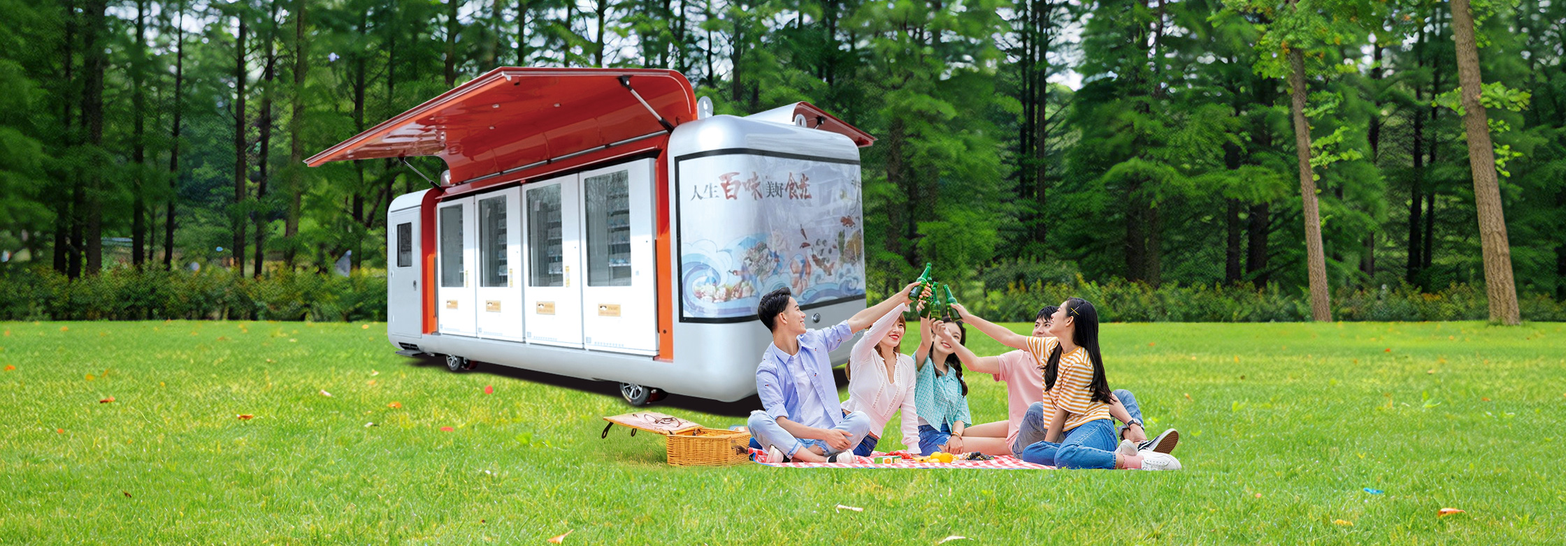 7米无动力餐车ZKCC7A