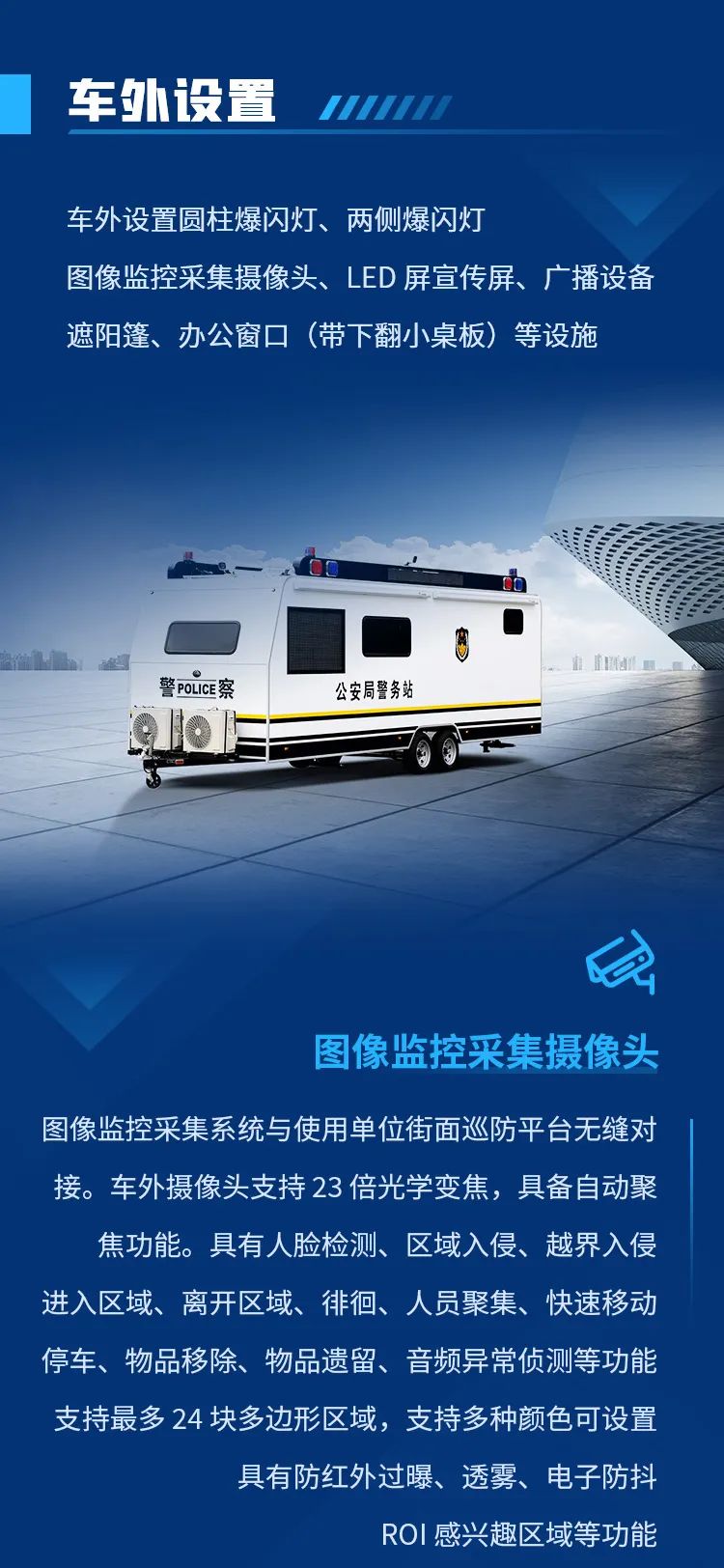 宇通拖挂式方舱警务站——全能警务站点，全程守护平安中国