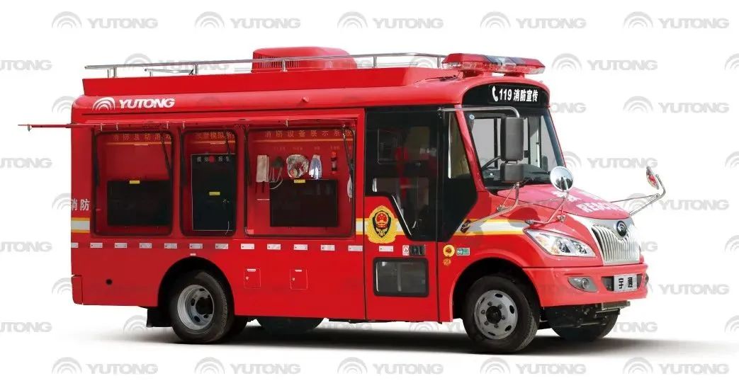 宇通消防宣传车，和这节“全民安全公开课”一起播散“安全”的种子！