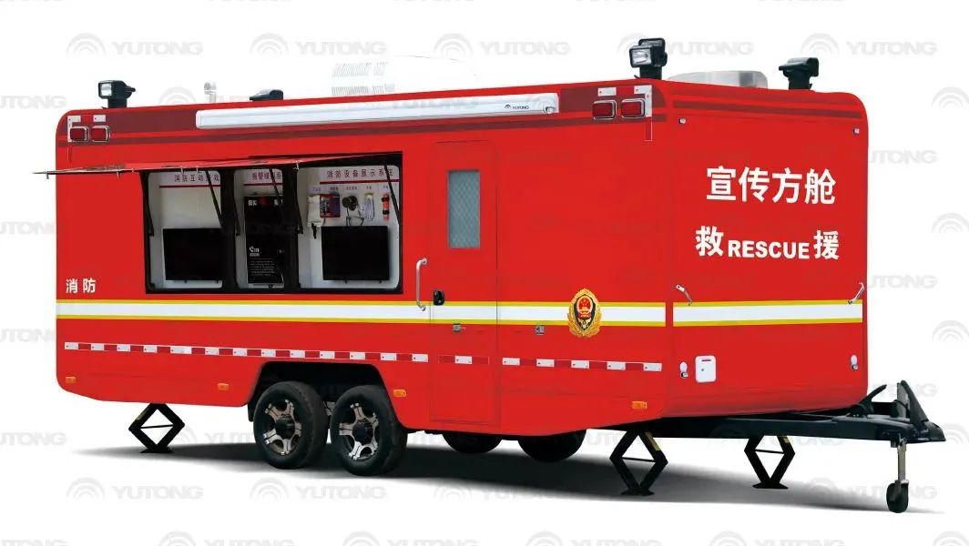 安全守护成长，宇通宣传消防车助力消防安全“开学第一课”！